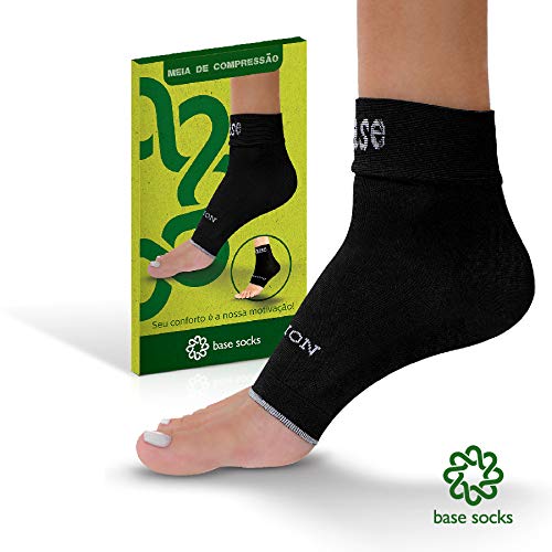 Meia de Compressão Cano Curto (Extra-Grande)