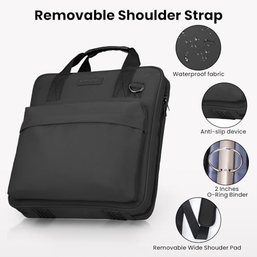 SortieOwl 3 Ring Zipper Binder, Durable School Zip Binder, 2" 500 Sheets by SortieOwl - Image 3