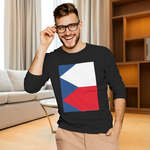 Chemise République tchèque EdWal pour homme à manches longues - 4