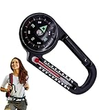 -Wandern – Outdoor-Multifunktions-Schlüsselanhänger-Karabiner aus Aluminiumlegierung mit...