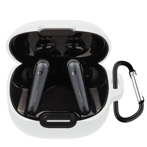 For Anker Soundcore Liberty 4 NC �P�[�X�yDKEYIT�z�V���R�[���P�[�X Anker Soundcore Liberty 4 NC �ی�J�o�[ �����[�d�\ �S�ʕی� �h�� �h�o �y�� �J���r�i�t�������h�~ �L�Y�h�~ �ϏՌ�