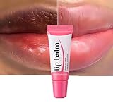 Lip Lightening Balm Dark Black Removal Exfoliation Pigmentation Fade Dull Pink Balm Anti-Crack Moisturizing Nourishing Lip Care Smokers and Non-Smoker
