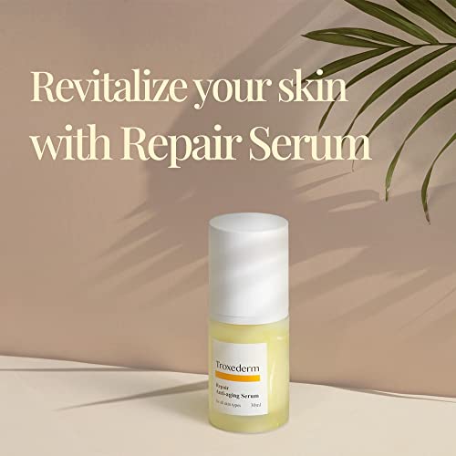 TROXEDERM-Repair-Serum--Fineline-Care-for-Youthful-Skin-Glow-Moisturizing-and-Revitalizing-Formula-with-Niacinamide-Troxerutin-and-Centella-Asiatica-For-All-Skin-Types-101-Floz