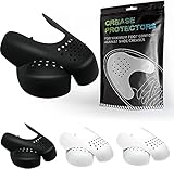 4 Pairs Anti-Wrinkle Shoe Crease Protector for Air Force Shoes, Sneaker and Casual Shoes, Toe Box Crease Protectors Prevent Sports Shoes Crease Guard for Men's 7-12/ Women's 5-8