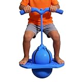Balance Jumping Ball with Handles For Adults Improve Stability Controlled Bounce Smooth Movement Non-Slip Texture For Boys Girls Home Gym Workout Outdoor Indoor Living Room