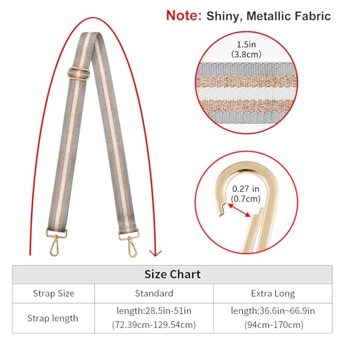 Image of ZOOEASS Wide Shoulder Strap Adjustable Replacement Belt Crossbody Canvas Bag Handbag