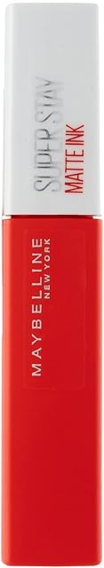 Maybelline Superstay Matte Ink Longlasting Liquid, Orange Red Lipstick, Up to 12 Hour Wear, Non Drying, 25 Heroine