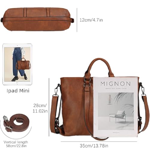 Pahajim Handbags for Women Large Designer Ladies Hobo bag Bucket Purse Faux Leather2