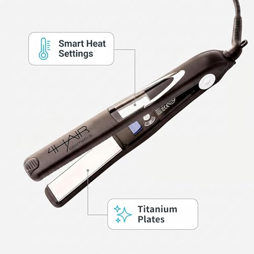 Plancha de Pelo 4Hair Vibe Flat Iron Negra Titanio miniatura 7