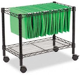 Alera Mobile File Cart FILE,MOBILE,SNGL,14X24BK (Pack of2)