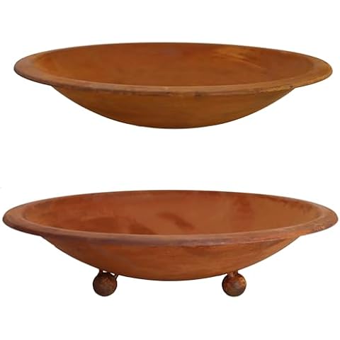 Rostikal Vintage Decorative Metal Flower Bowl Cover