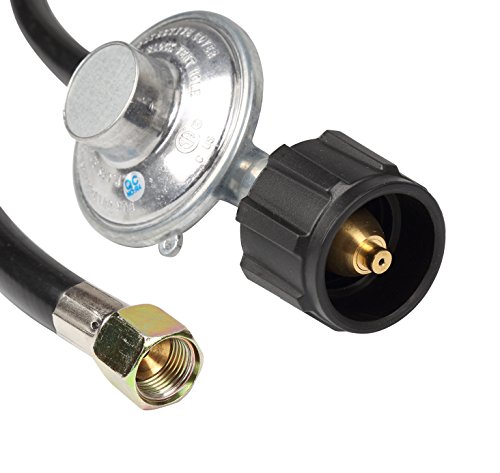 Camplux 5 Ft Propane Regulator Hose, Lp Propane Hose For Most Gas Grill, Heater And Fire Pit Table, 3/8" Female Flare Nut Max 80,000 Btu #TOP1