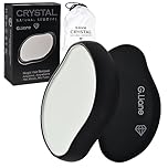 G.Liane Crystal Hair Eraser,Painless Glass Hair Removal,Magic Nano Hair Remover Stone,Reusable Epilator for Women and Men (Black)