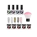 Produktbild Dipping Powder Geschenk für Freundinnen Nail Powder Glitter Tauchpulver Nagelpulver Nail Acrylic Powder Salon Professional French Nail Nagellack Fingernägel Nail Polish Gel UV Gel Starterset