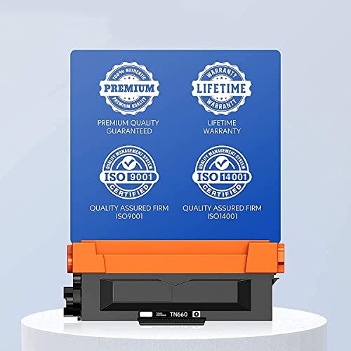 Tn660 Toner Cartridge Replacement Compatible For Brother Tn 660 Tn-660 Tn630 High Yield To Use With Hl-L2380Dw Hl-L2320D Hl-L2340Dw Dcp-L2540Dw Mfc-L2700Dw Mfc-L2720Dw Printer (Black, 4 Pack) #TOP5