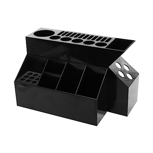 TOVINANNA Hair Holder for Barber Scissor Rack Large Capacity Scissor Socket Box Stylist Tool Storage