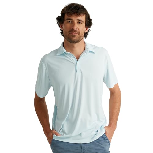 HUK Mens Pursuit Polo, Performance Short Sleeve Polo Shirt