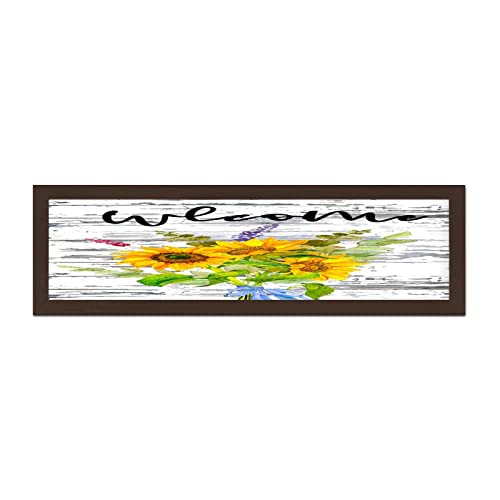 Cadre de bureau inspirant motif tournesol pour illuminer votre espace de travail