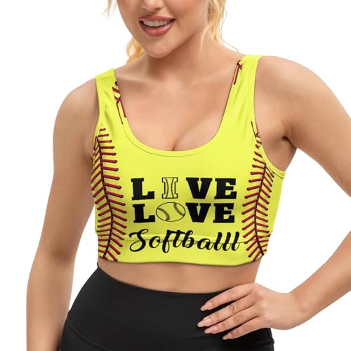 Image of Yoga top Women's Cheerleading Uniform Gym Outfit Running Crop Tops Yoga Shirts Casual Tank Top