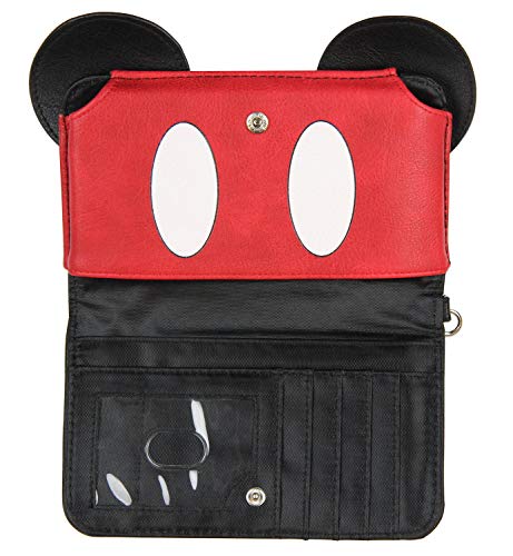 Disney Mickey Mouse Ears 90 Years True Original 3D Cell Phone Wristlet Wallet3