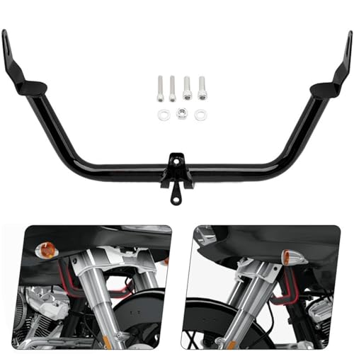 Support carénage noir Harley Road Glide FLTRXS pour look custom épuré