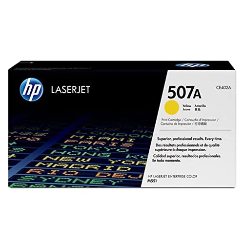 Toner Jaune HP 507A 6000 pages pour imprimante LaserJet CE402A couleur