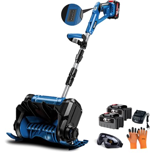 電動除雪機 雪かき 除雪スコップ 6000mAh 大容量バッテリー