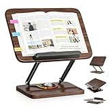 【BASE ROTATIVE À 360°】 Ce porte livre est doté d’une base innovante pivotante à 360°, vous permettant de consulter facilement vos documents sous tous les angles. Idéal pour les sessions de cuisine ou d’étude en famille, il suffit de tourner le support pour livre pour partager le contenu avec vos proches ou collègues. Parfait également pour les visioconférences afin de présenter recettes, documents ou supports visuels en toute simplicité.