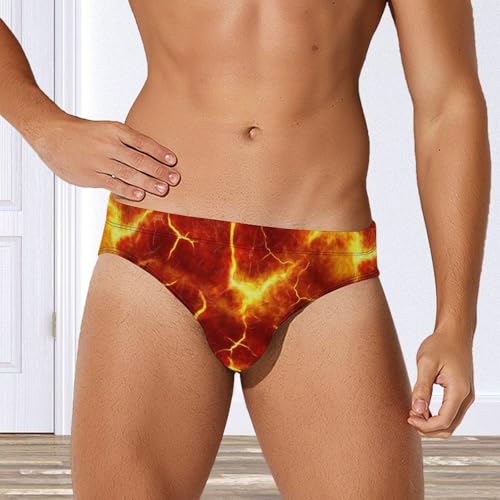 Red Lava Mens Swim Briefs Quick Dry Swim Trunk Bikini Underwear Swimsuit4