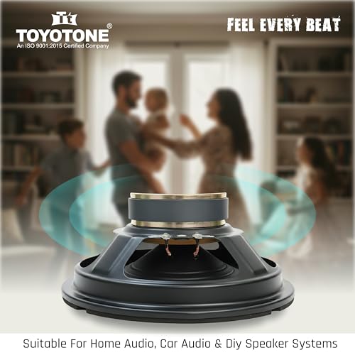 Image of 8 inch Inch Indian-Idol Series Stereo HI-FI Woofer Speaker | Copper Coil | Impedance 4 Ohms | 90 * 17MM Magnet | 40 Watt for Car and Home