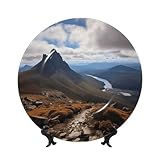 Motif élégant : Ornée d'un motif imprimé classique, cette assiette décorative en porcelaine fine apporte une touche d'élégance classique et de charme artistique à tout intérieur.