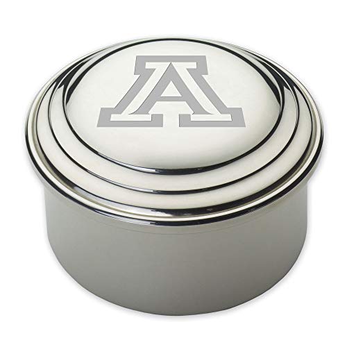 M. LA HART University of Arizona Pewter Keepsake Box