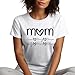 Personalized Handmade Mom Shirt – Custom Mother T-Shirt with Kids' Names, Mother's Day Gift for Mama, Mom of 2 3 4 5 6 Outfit