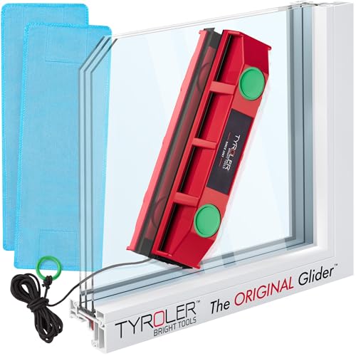 Tyroler Glider D-3 Outside Magnetic Window Cleaner Tool | Double Sided Outside Windows Cleaner Fits...