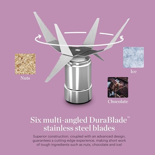 Good Food in partnership with Tower GF12013 Digital 1.5L Jug Blender with 5 Speed Settings, 3 Pre-set programs, 1200W, Stainless Steel