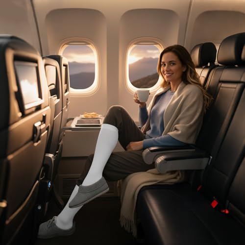 Image of Graduated Medical Compression Socks for Women&Men 20-30mmhg Knee High Sock