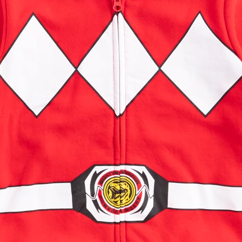 Hasbro Power Rangers Boys Zip Up Hoodie for Little Kids4