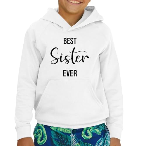 Meilleure Soeur sweat à capuche enfant : idée cadeau anniversaire fille - 2