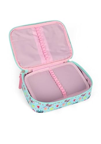 Estojo Luxcel Stitch Box 1 Fecho Rosa Ei41554sc