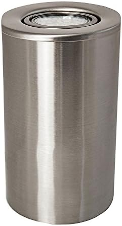 Satin Chrome GU10 Floor or Table Lamp Uplighter with Tilt Capability by Happy Homewares
