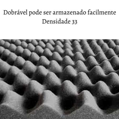 Colchonete de espuma Caixa de Ovo Casal Terapêutico Densidade 33