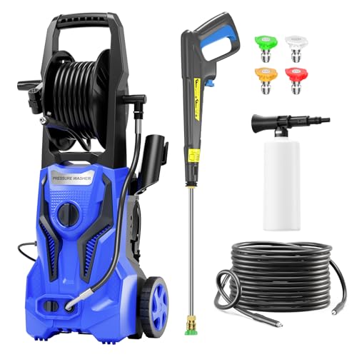 Electric Pressure Washer - 5000PSImax 3.2GPM ZHUOLIN Power Washer for Cars Washing with 25FT Pressure Hose