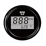 Condición: 100% nuevo Gazechimp Tacómetro (0-9900 RPM), Medidor De RPM con Cronómetro para Automóvil, Camión, Barco, Yate, Resistente Al Agua - 3 Colores para Elegir - Negro Negro