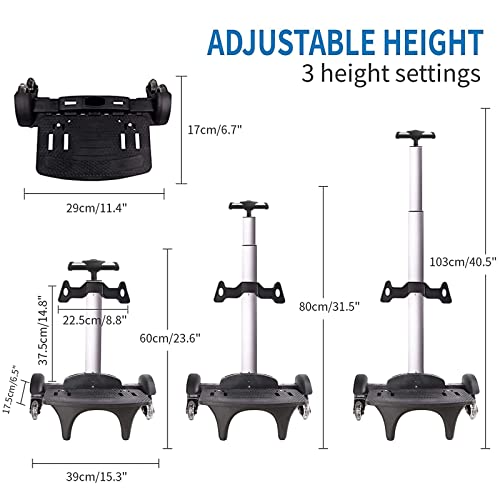 Carretilla Plegable de Mano de Aluminio con 6 Ruedas miniatura 4