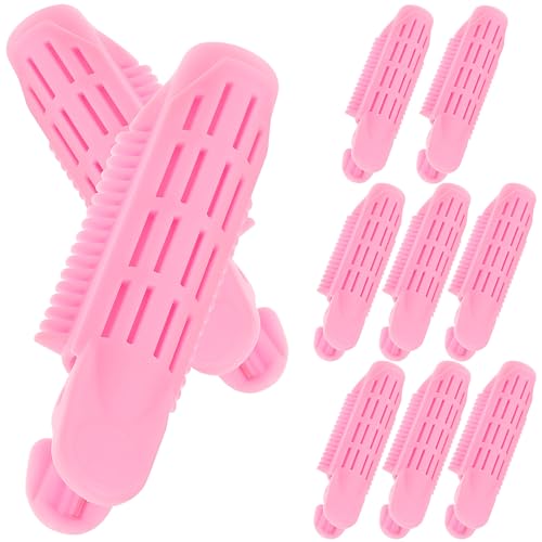 Pinzas para volumen de pelo ULTECHNOVO rosas y ligeras para peinados en casa