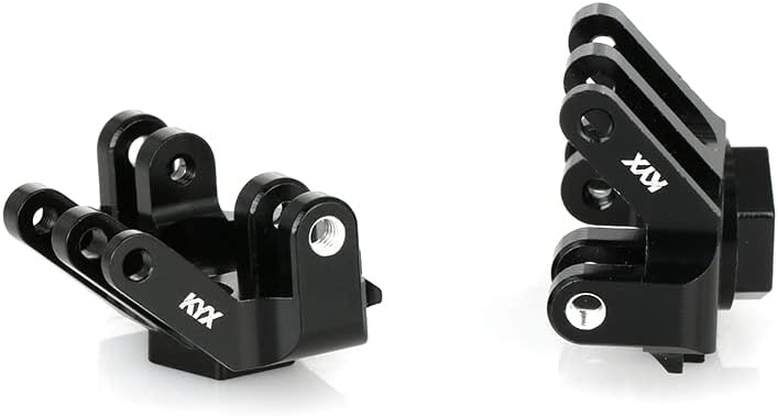 KYX Racing Aluminum Alloy AR14B Front Axle Steering Knuckle Upgrades Parts Accessories for 1/10 RC Crawler Car Axial RBX10 RYFT