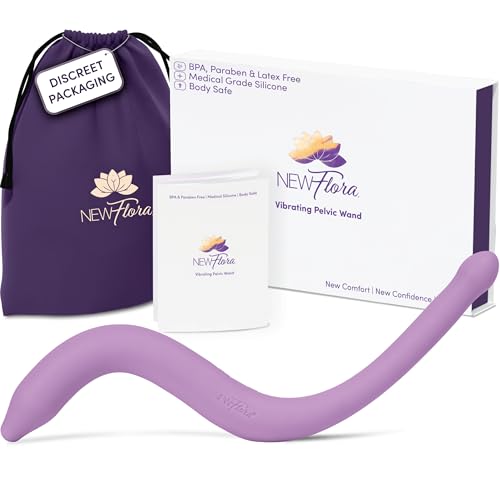 NewFlora Vibrating Pelvic Wand for Women & Men, S Shaped