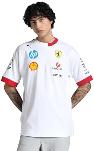 PUMA Scuderia Ferrari F1 2025 Oversized Driver’s T-Shirt