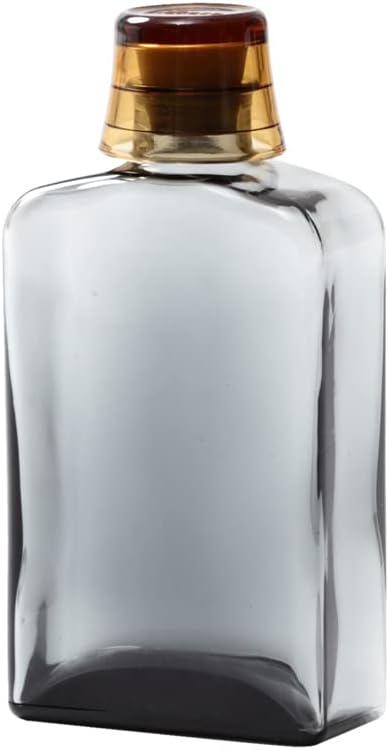 ideaco Mouth Wash Refill Dispenser, 13.5 fl oz (400 ml), Gray, Amber MOUTH WASH BOTTLE (Mouth Wash Bottle)