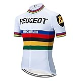 Der elastische Riemen am Saum verhindert, dass sich die Fahrradtrikot beim Radfahren bewegen.